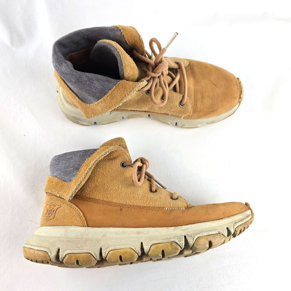Helly Hansen Abrielle Boots Womens 6 Tan Waterproof Leather Outdoor Distressed